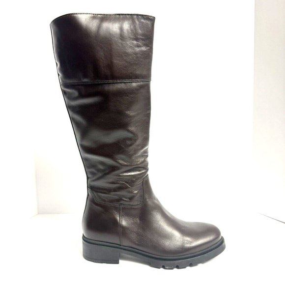 La Canadienne Womens Savoury Knee High Boot Brown Leather Size 11 M
